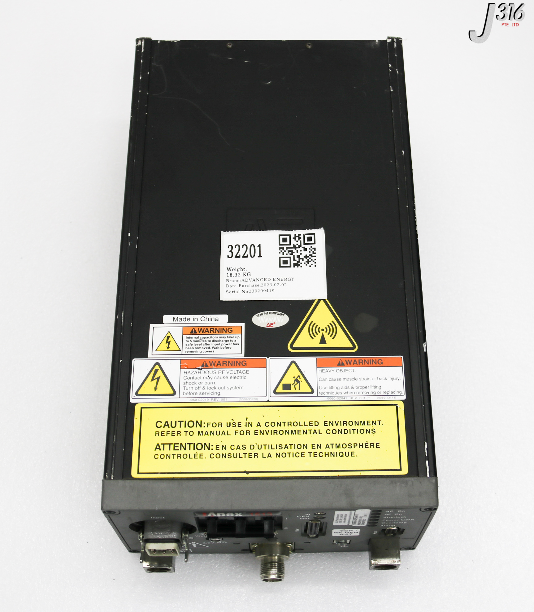 32201 ADVANCED ENERGY APEX 1513 RF GENERATOR, 660-032596-013